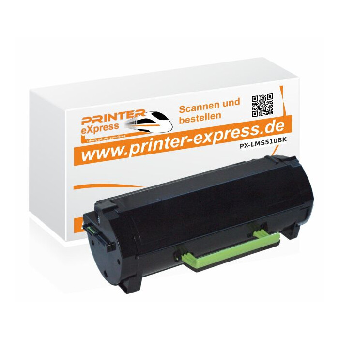 Toner ersezt Lexmark 502U, 502UA, 50F0UA0 20.000 Seiten für Lexmark Drucker schwarz