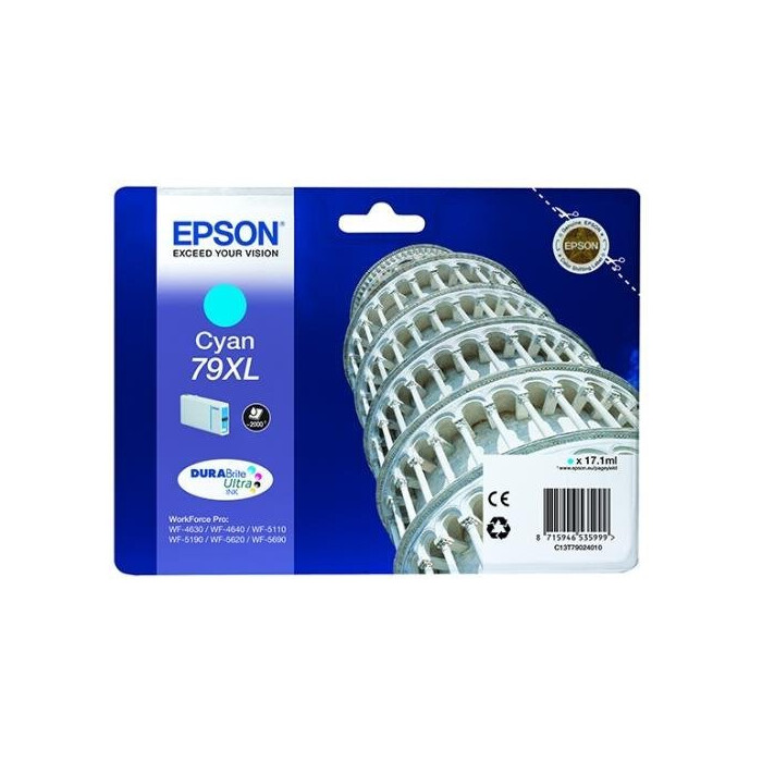 Epson T7902, 79 XL Druckerpatrone cyan