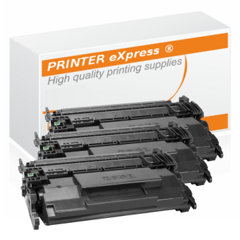 Toner 3er Set alternativ zu HP CF226X, CF226A, 26X...