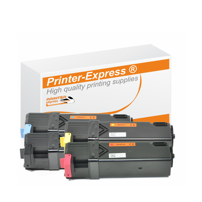 Toner 4er Set alternativ zu Xerox 6500 Serie für Xerox Drucker