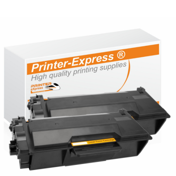 2er Set alternativ Brother Toner TN-3480 schwarz