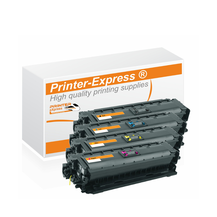 Toner 4er Set alternativ zu HP CF360X, CF361X, CF362X, CF363X, 508X, 508A