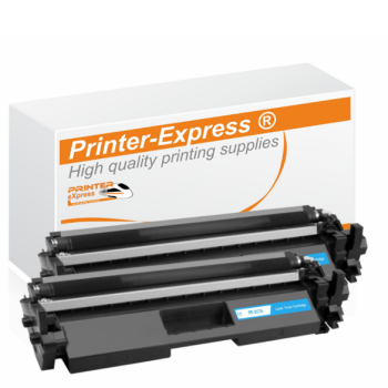 Toner 2er Set alternativ zu HP CF217A, 17A für HP...