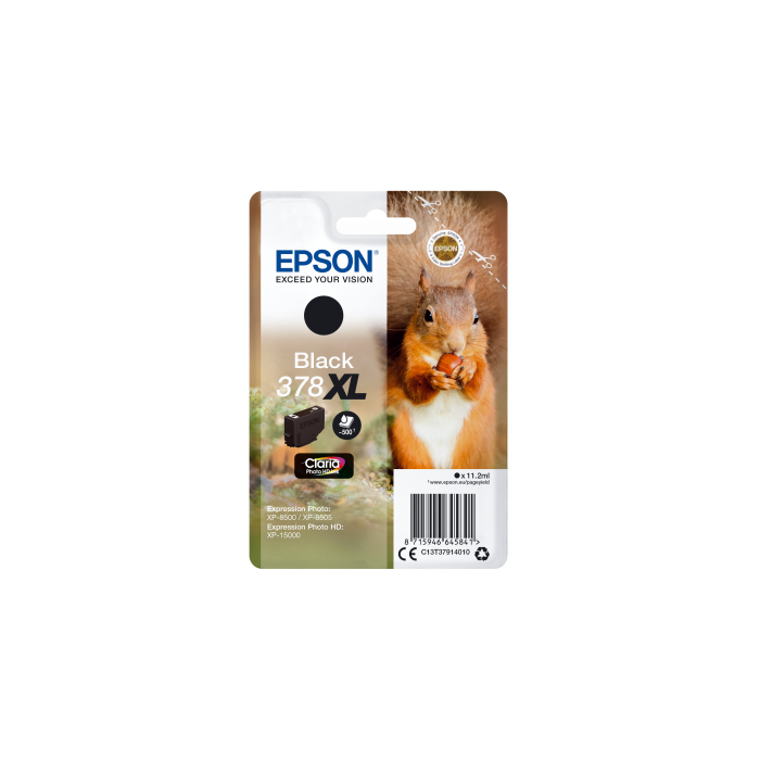 Epson T3791, 378XL Tintenpatrone schwarz