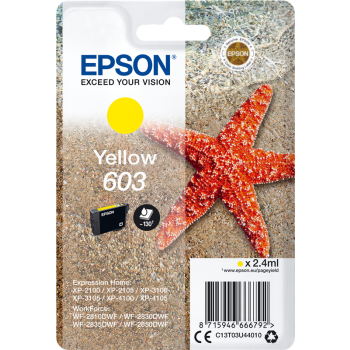 Epson 603, C13T03U44010 Druckerpatrone yellow