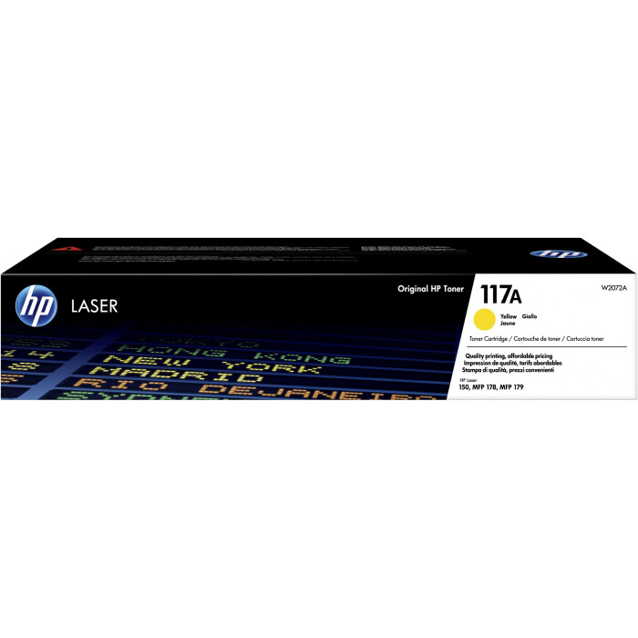 HP Toner W2072A, 117A gelb