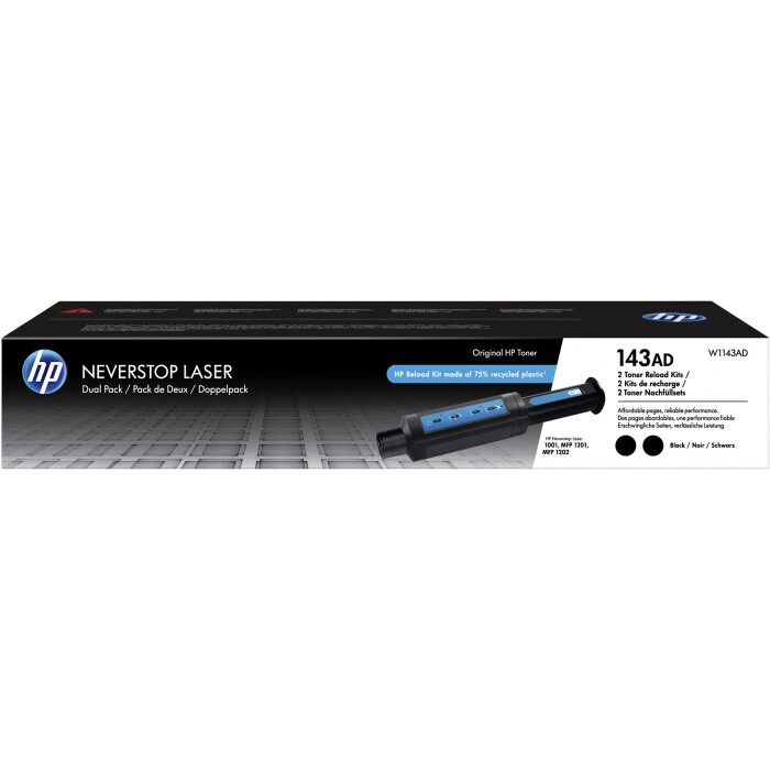 HP W1143AD, 143AD Toner schwarz