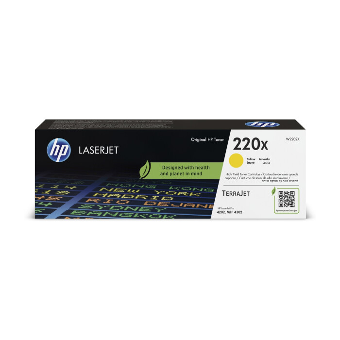 HP W2212X, 207X Toner gelb