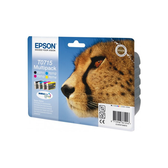 Epson T0715 Multipack BK/C/M/Y  Tinte