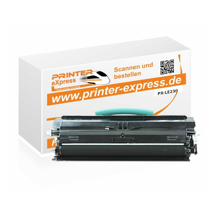 Toner alternativ zu Lexmark 0024036SE , E230 für Lexmark Drucker Schwarz