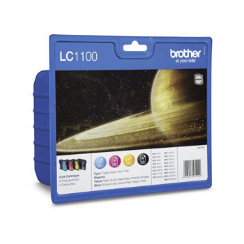 Brother Value Pack LC1100,  LC-1100 Multi Pack, 4...